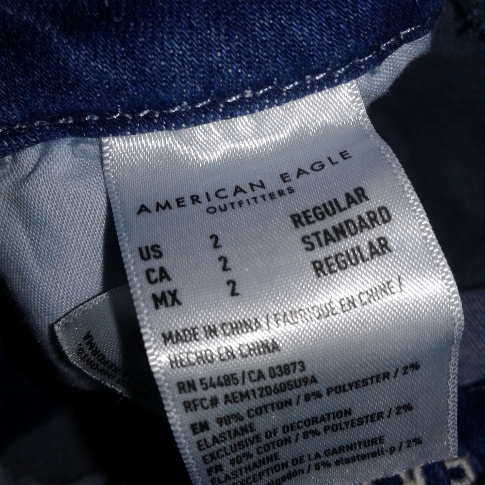 American Eagle Curvy Highest Rise Jeggings - Picture 2 of 4